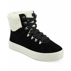 Marc Fisher Daire Faux-Fur Sneakers Suede NEW